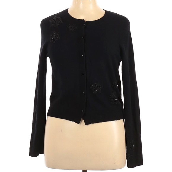 Tyler Boe Sweaters - Tyler Boe Women Luxury Blend Cardigan Embellished